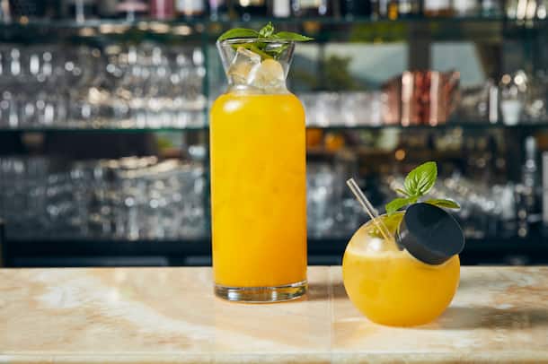 «The Smash»: Gin, Ginger Beer und Maracuja Andre Borba vom Park Hotel Vitznau