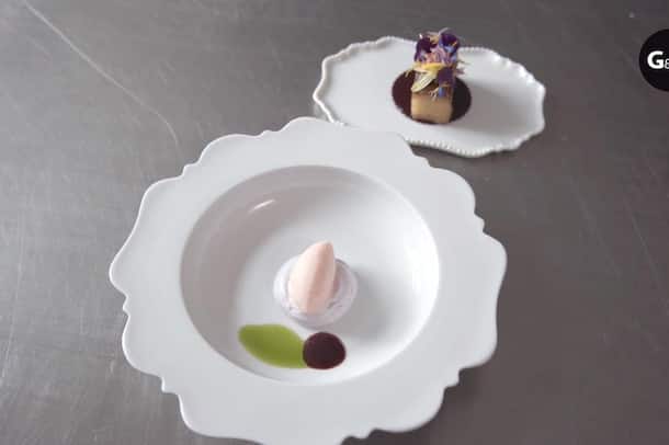 Armer Ritter mit Champagnerglace Armer Ritter