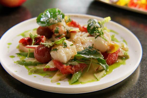 Sommersalat mit Scampi Scampi Salat by Andreas Caminada