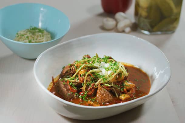 Filet Stroganoff by Andreas Caminada AC Filet Stroganoff