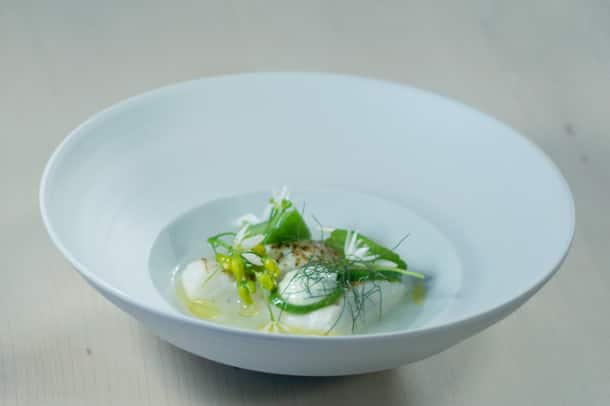 Zander mit grünem Gemüse by Caminada Rezept Zander mit Gemüse von Andreas Caminada