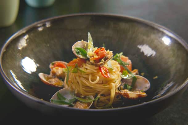 Spaghetti alle vongole by Andreas Caminada Spaghetti alle vongole by Andreas Caminada 2021