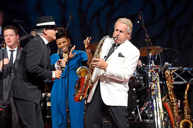 Line up Excellence Gourmetfestival 2022 Pepe Lienhard und Pino auf Bühne