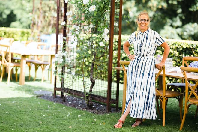 Garten Party 2022 Bad Ragaz Sarah Vonesch / Winzerin Marie-Thérèse Chappaz