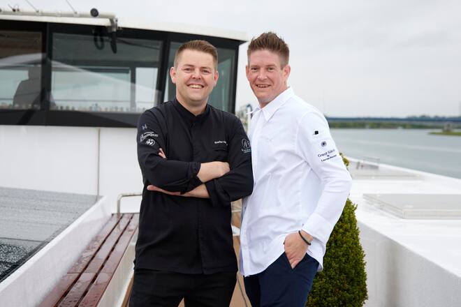 Reisebüro Mittelthurgau Four Hands Dinner mit Stefan Heilemann und Christan Kuchler auf der Excellence Countess, 2022