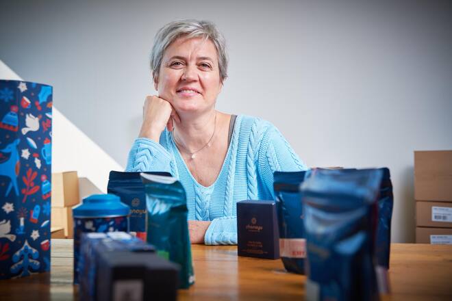 Ecublens, le 7 octobre 2022 Valérie Peyre de la Maison Chanoyu-tea.ch © Sedrik Nemeth Honorarpflichtig online 50 CHF