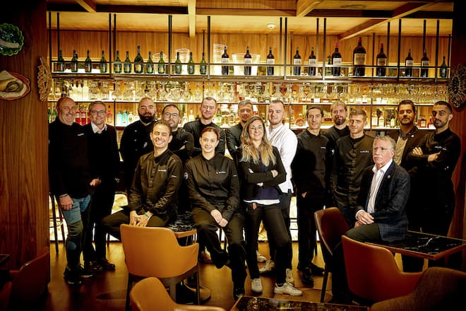 Zermatt, le 20 et 21 octobre 2025, Au Schweizerhof le team des cuisinier de la MuNa, font une masterclass afin dâélaborer la nouvelle carte des différents établissements du Groupe Rebier © sedrik nemeth