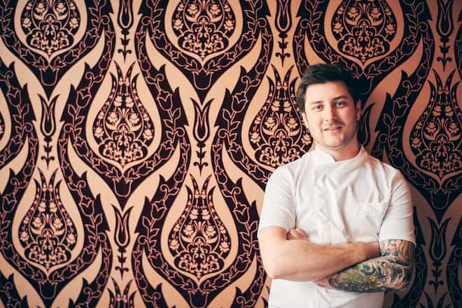 Chef Ilario Colombo Zefinetti, Restaurant du Théâtre in Monthey, VSÂ