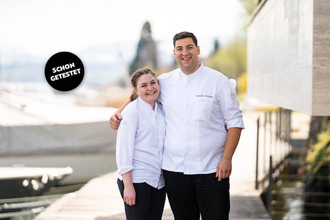 Heilemann & Friends, Im Alex Lake Zurich, in Thalwil, Larissa Wehrli, Patissière Aqua und Michael Schuler Küchenchef Aqua