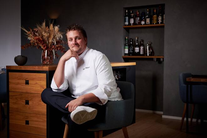 Aubonne, le 23 septembre 2022, Philippe Deslarzes au restaurant le Njorden © Sedrik Nemeth