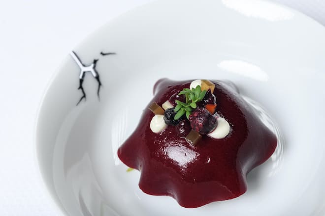 Glion (Montreux), 22 février 2023. ???? Reportage sur le lunch experience "Le Menu Amuse-Bouche" proposé par le chef Stéphane Décotterd au restaurant Maison Décotterd installé au Glion Institute of Higher Education. ©François Wavre | Lundi13