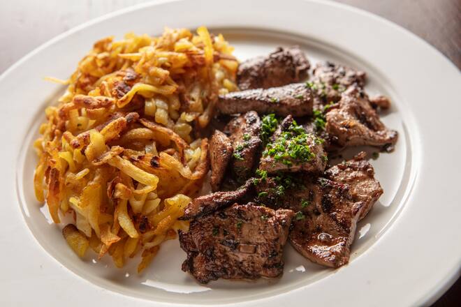 Kalbsleberli "provençale" mit Rösti