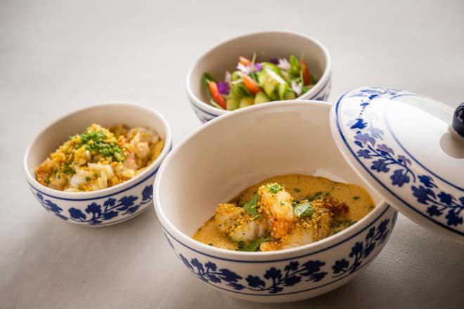 Stefan Heilemann, Widder, 2023: Tom Yum mit Kaisergranat