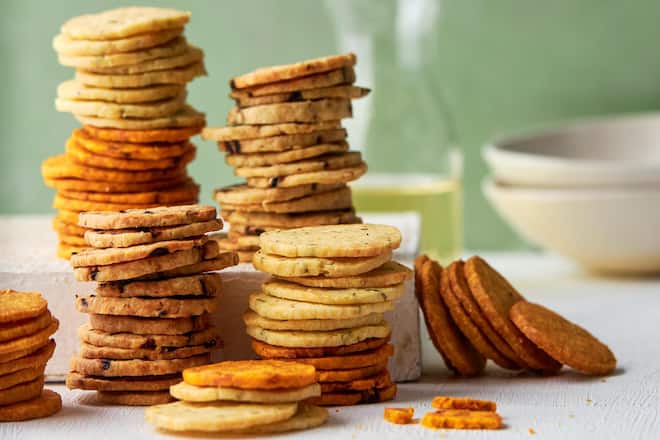 Sbrinz Rezepte, März 2023, Sbrinz-Cracker-Variationen