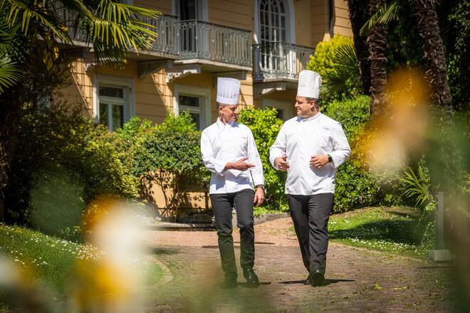 Villa Castagnola, Chefs Frank Oerthle und Alessandro Boleso
