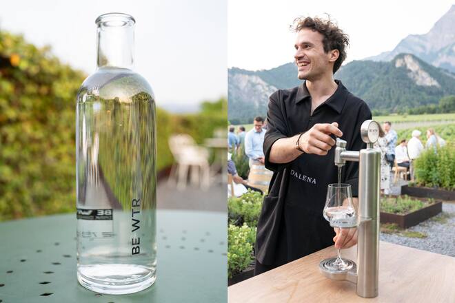 Davaz Gutfest; Flaesch, Dominik Hartrtmann an Be WTR Säule