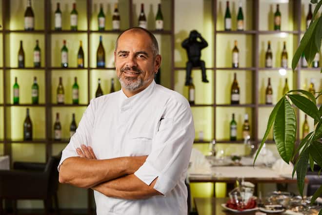 Koch Ueli Kellenberger, Hotel und Restaurant Rössli Bad Ragaz, Gastgeber Doris und Ueli Kellenberger, 18.06.2020. Foto Lucia Hunziker Restaurant Roessli und Metzgerei Kellenberger in Bad Ragaz © Lucia Hunziker