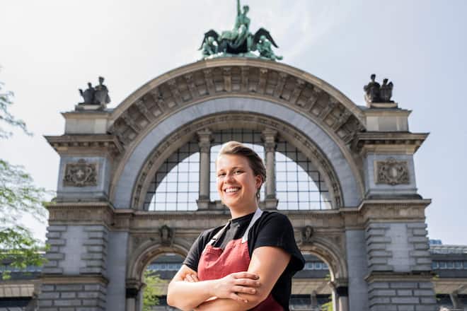 30.06.2023; Luzern: Andrea Troxler No-Food-Waste; Portrait von Andrea Troxler. © Valeriano Di Domenico