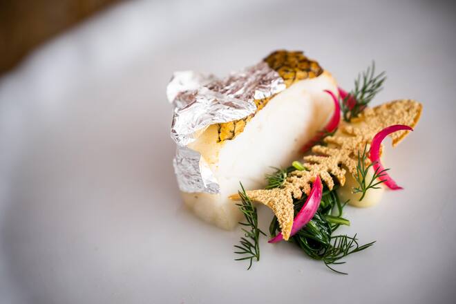 Lugano 2022: CUNTITT: Gericht: Schwarzer Seehecht aus Patagonien (Glacier 51).Â