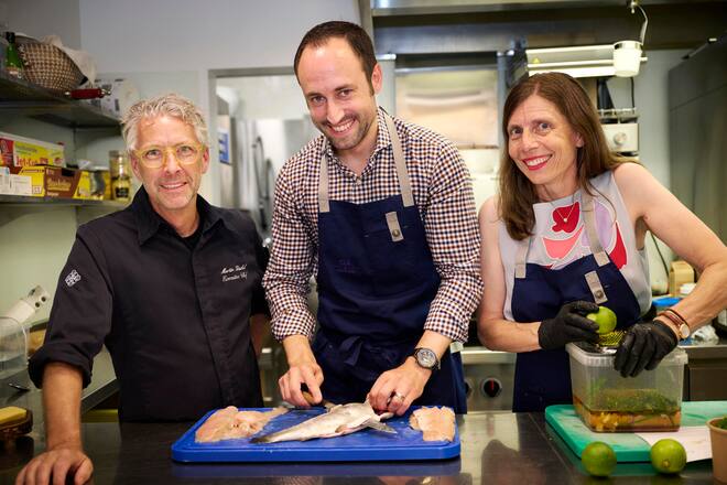 Von Graffenried Parlamentarier Essen mit Martin Göschel