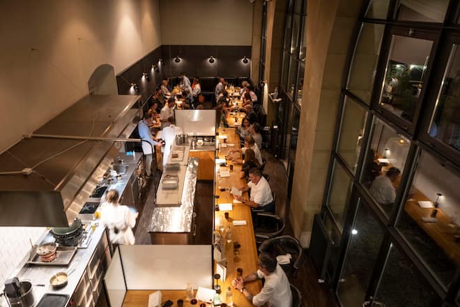 19.07.2923; Bern: UBS-Fourhander Steinhalle Bern; Ãbersicht Steinhalle Bern. © Valeriano Di Domenico