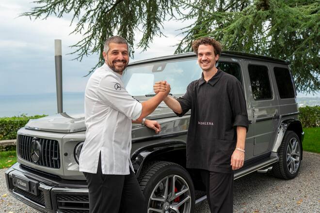 Mercedes Event Wartensee mit Sven Wassmer und Dominik Hartmann