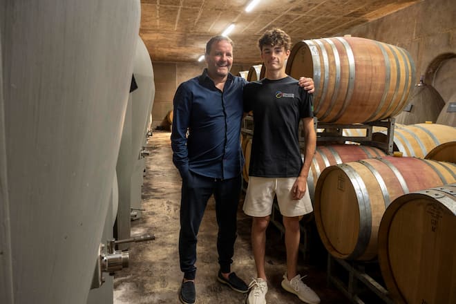 Sohn Matisse muss mit aufs Bild, findet Christophe Pillon