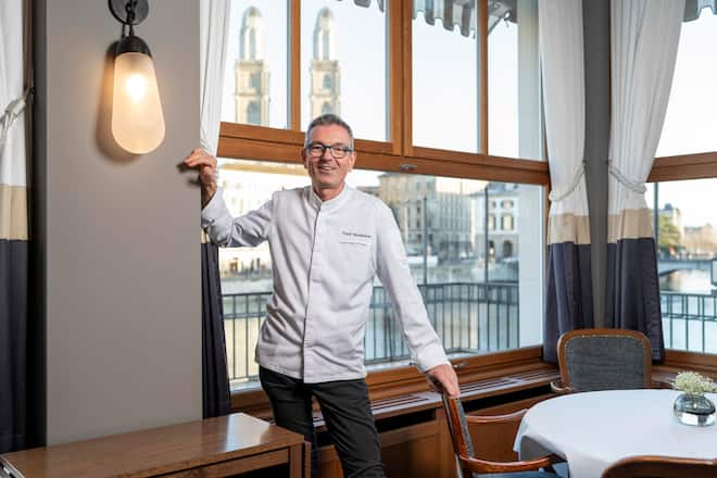 Fredi Nussbaum , pensionierter Küchenchef, Storchen Zürich