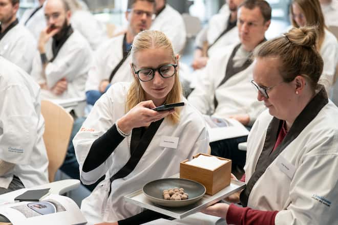 René Frank bei Felchlin , Chocolatier, Ibach