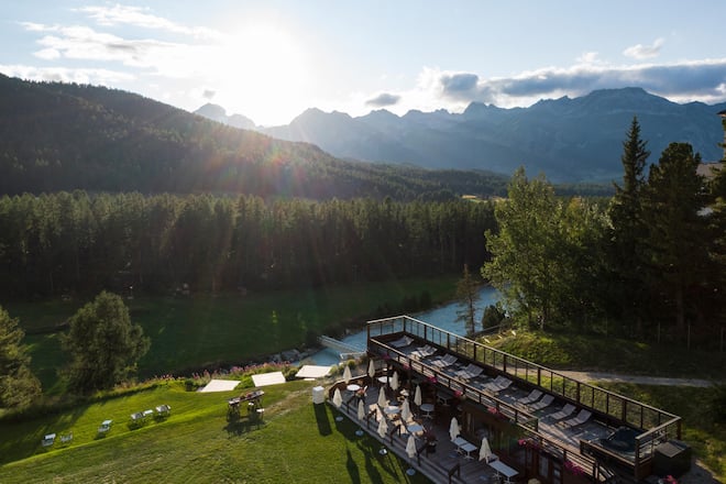 Heller checkt ein Kronenhof Pontresina Le Pavillon