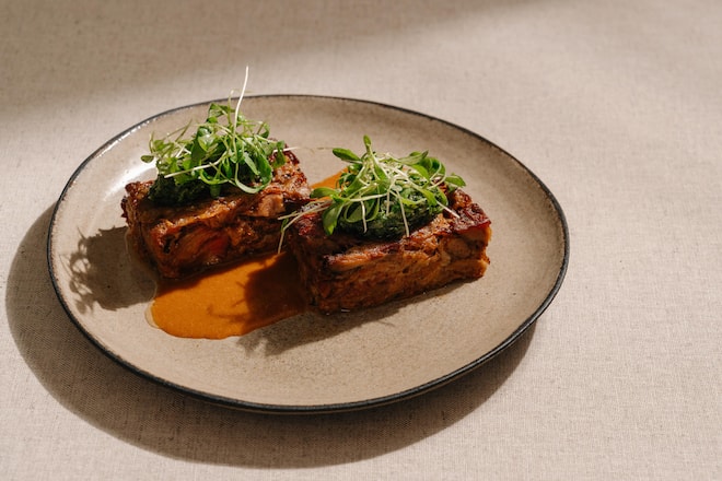 Gitzi pressé - Madgi Beiz Luzern - Chefkoch Thomas Pollet - 16. August 2024 - Copyright Olivia Pulver