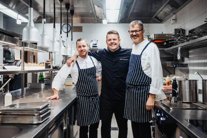 4-Hands Dinner mit Stefan Heilemann vom Widder und Dario Moresco vom Restaurant Orsini - Mandarin Oriental Savoy Zürich