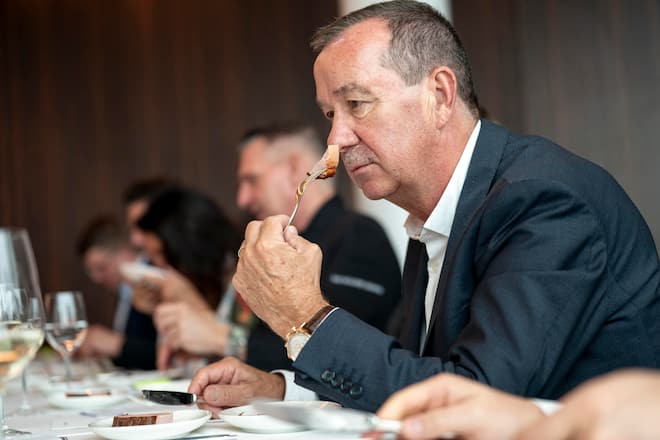 Rix D'or Fleischkaese, im Dolder Grand, Brégy