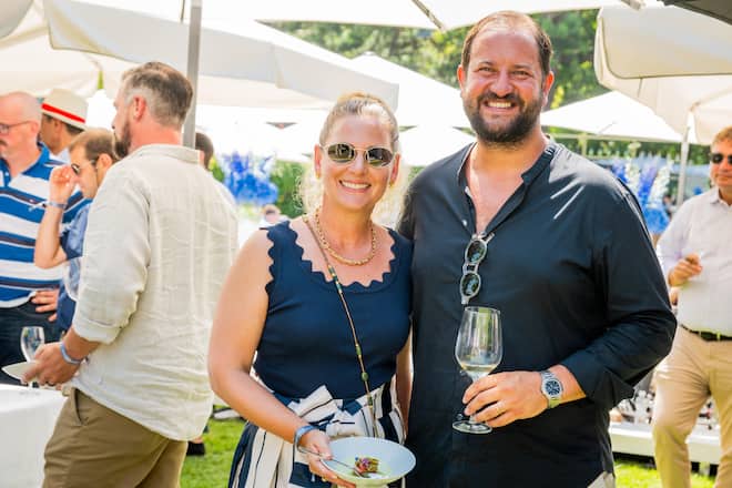 GaultMillau Garden Party 2025; Karim und Andrea Twerenbold
