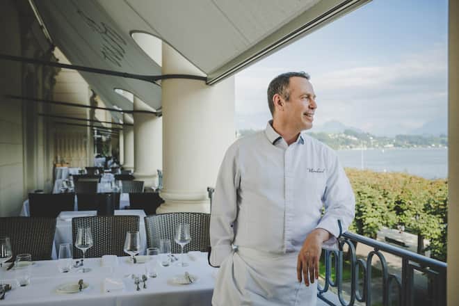 Luzern 2024: Casino, Hugues Blanchard, Gnocchetti Sardi Restaurant Olivo im Grand Casino Luzern
