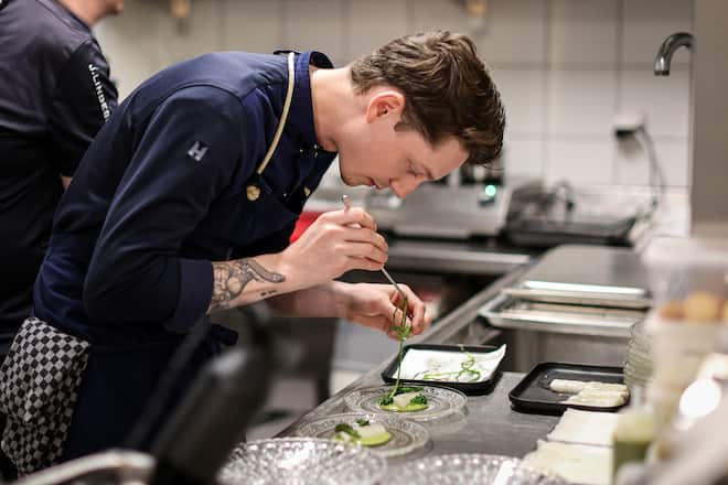 Fine Dining aus der Keller-Küche: Valentin Sträuli vom «Igniv» Andermatt.