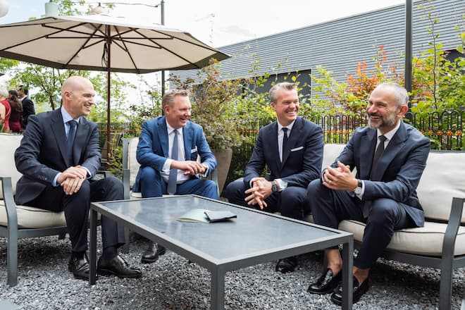 Benjamin Chemoul, Markus Granelli, Christrian von Rechenberg, Urs Langenegger.