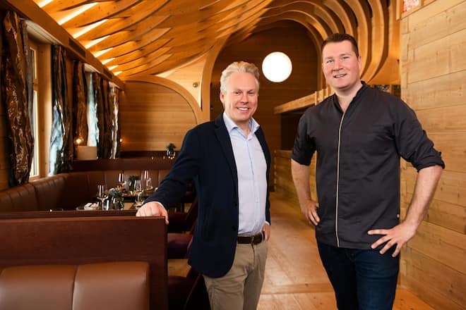 Inhaber Jan Schoch und Michael Gollenz, Küchenchef.
