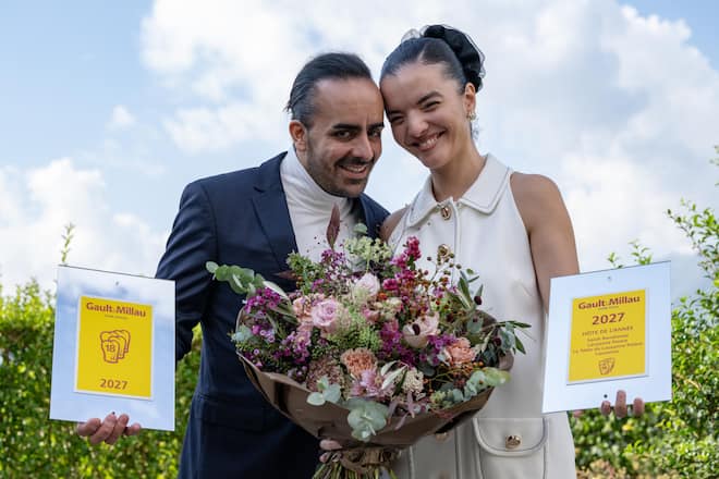 Franck Pelux und Sarah Benahmed