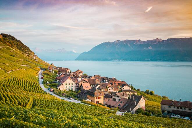 Epesses, Dorf, Lavaux. VD