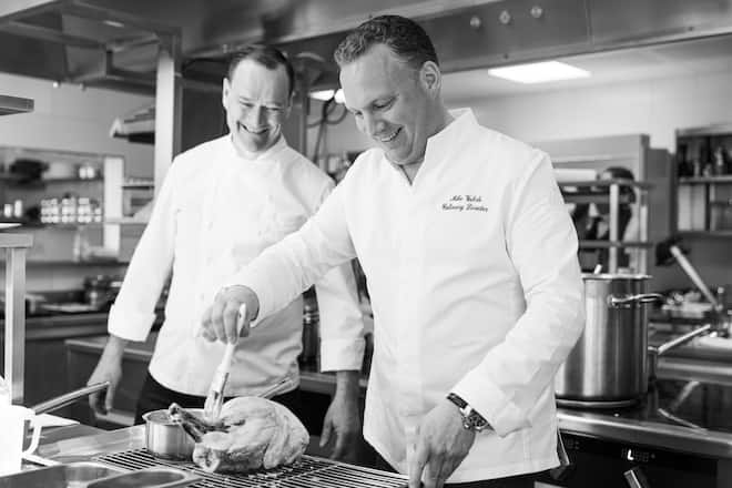 Brunch im Ritz Coffier, Bürgenstock Resort - Mike Wehrle, Raphael Tuor - März 2022 - Copyright Olivia Pulver