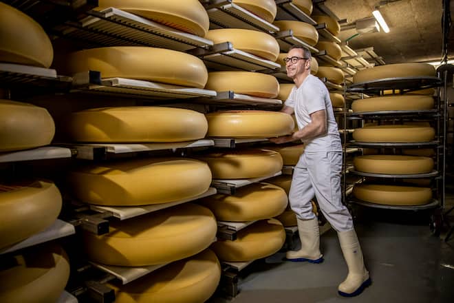 Besuch bei Erwin Schmid, Meisterkäser in Buttisholz, LU