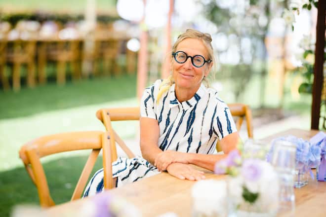 Garten Party 2022 Bad Ragaz Sarah Vonesch / Winzerin Marie-Thérèse Chappaz