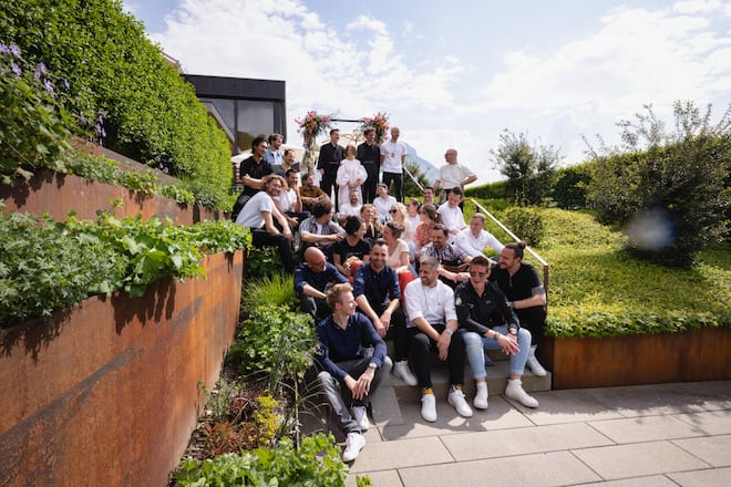 Restaurant Magdalena, Kitchenparty, 2023, Gruppenbild mit Köchen