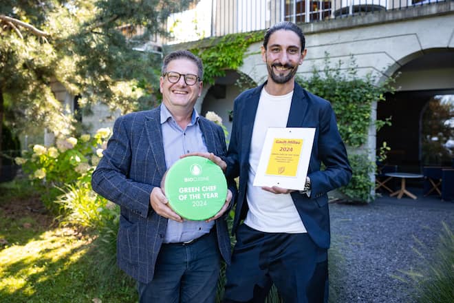 25.09.2023 - Koch des Jahres 2024, v.l Reto Thörig, Paolo Casanova