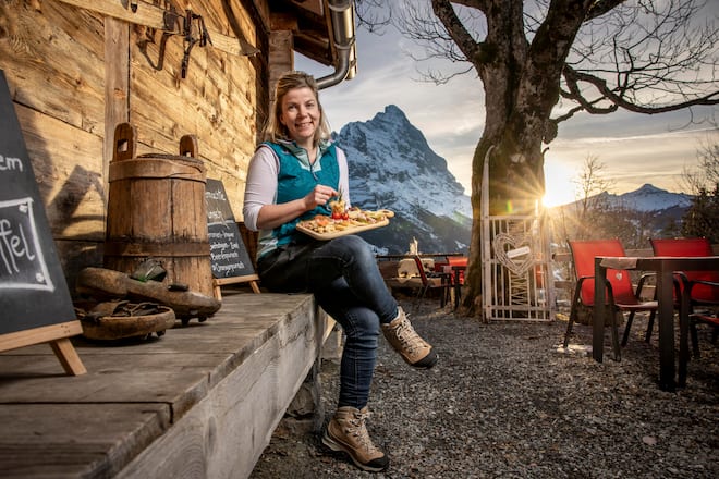 Ischboden-Hütte. Luzia Gisler. Aufgenommen im Januar 2024 ©David Birri