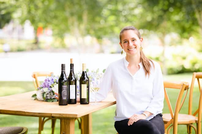 Garden Party 2022 Bad Ragaz Sarah Vonesch / Winzerin Laura Paccot Laura Paccot La Colombe Garden Party GaultMillau