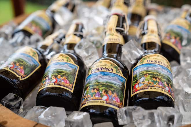 Aurel Meyer, Appenzeller Bier - Brauerei Locher, Appenzell - Gault&Millau Garden Party - Sonntag, 15. August 2021 - Copyright Olivia Pulver