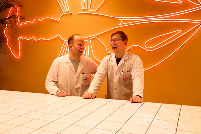 Personen: (v.l.n.r) Dario und Luca Bianchi Restaurant Sihlhalde, Zürich, ZH Titelgeschichte GM 01/2025