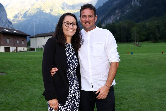 Manuel Tresch mit Lebensgefährtin Ramona Bichsel